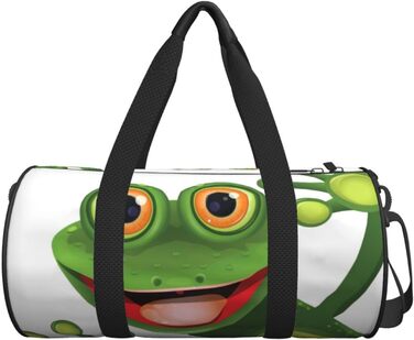 Дорожня сумка Зелений Жабеня, спортивна сумка для чоловіків та жінок, сумка-мішок для подорожей