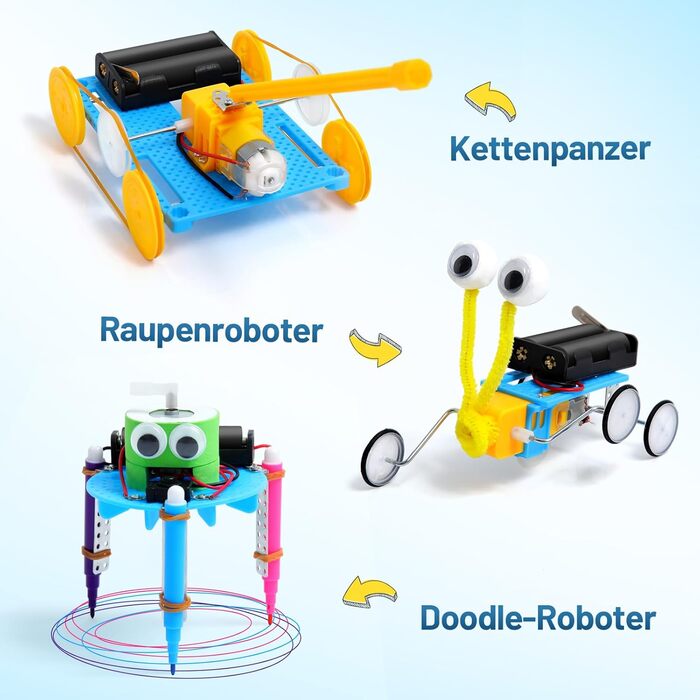 Електронний конструктор ADUSRIZ 5-in-1 STEM Kit, для дітей 8-14 років