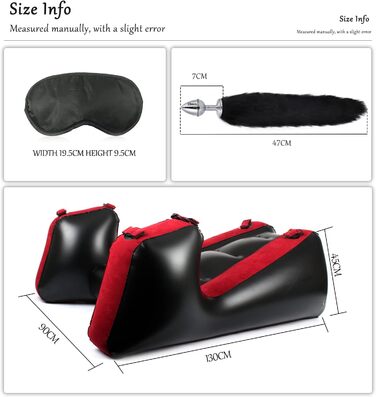 Еротичні подушки та пандуси, секс-подушка, секс-крісло, секс-подушка для пар з наручниками, секс-ліжко, затискачі для сосків, секс-іграшки для пар із завязаними очима, екстремальний секс