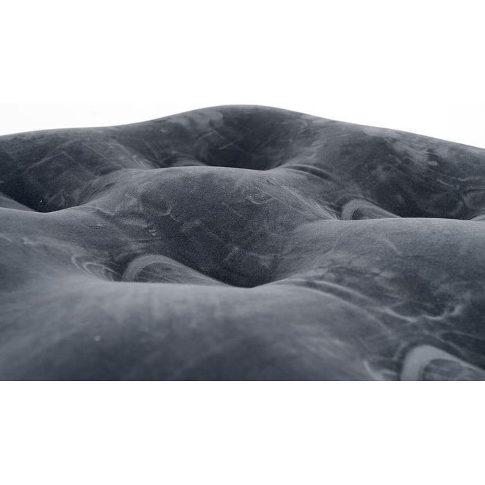 Надувний матрац Bo-Camp, велюр, Air-XL, 1 особа - 200 x 78 x 23 см, зелений/сірий