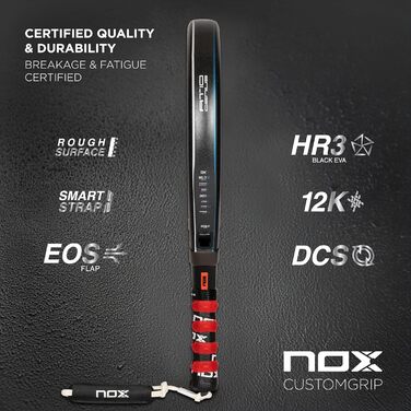 Ракетка для паделу Nox AT10 Luxury Genius 12K 2024 Agustín Tapia