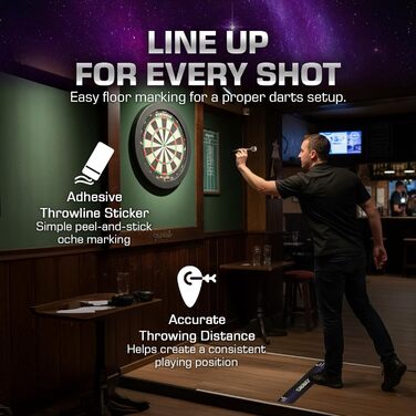 Мішень для дартсу Mission Darts Home Center, набір дартсу, що включає мішень для дартсу та 2 набори дартсу, рамка-пазл