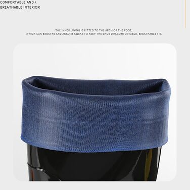 Чоловічі гумові чоботи середньої висоти, ПВХ, водонепроникні, складні, міцні, нековзні, гумові, брудозахисні дощовики для садівництва, роботи у дворі, активного відпочинку на свіжому повітрі, розмір 41 1/3 EU