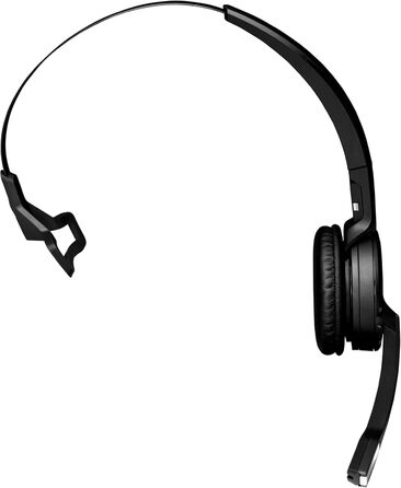 Навушники Sennheiser SDW 5015 Minerve з дужкою, чорні - Навушники (медіа/комунікаційні, 1.0 канал, тільки один навушник, дужка, ог