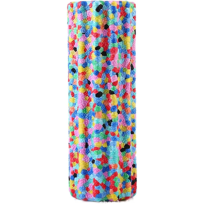 Ролик для фасції 5,3 x 15 см, кольоровий поролоновий ролик для йоги, м&39яка текстура, міцний ролик для масажу м&39язів, міні-колонка для йоги, пристрій для фітнес-тренувань