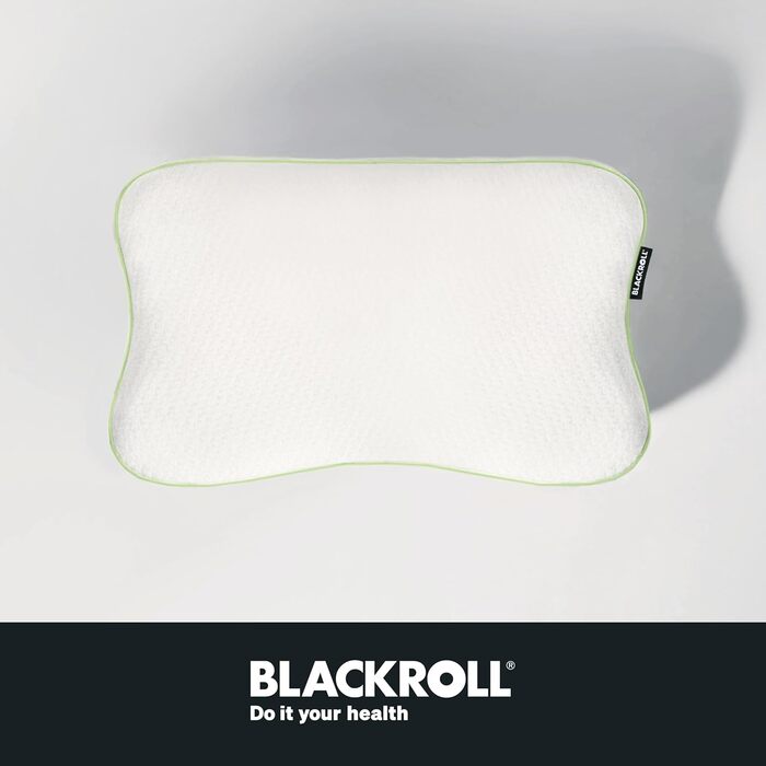 Підушка для відновлення BLACKROLL Recovery Pillow Plus (60x40 см), регульована по висоті, подушка для спокійного сну, ергономічна подушка для дому, подушка для шиї з віскозної піни з ефектом пам&39яті, зроблено в Німеччині