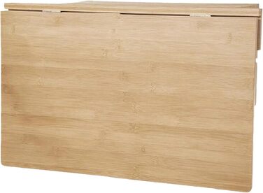 Дерев&39яний розкладний настінний стіл Spetebo - 60 x 40 см - Компактний розкладний стіл для настінного кріплення - Кухонний стіл, Обідній стіл, Бістро-стіл, Буфетний стіл, Підвісний стіл, Комп&39ютерний стіл, Плаваючий