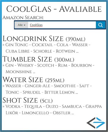Довгий стакан для напоїв з вашим логотипом у вигляді лазерного гравіювання Скло Schott 0,33 л Миється в посудомийній машині завдяк