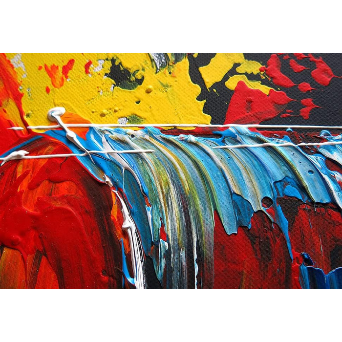 Моніка Мірафьорі I 100 РУЧНИЙ РОЗПИС I Картина Парадокс 140х70см Картина Ручний розпис Акриловий живопис Дуже великий акриловий жи