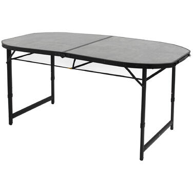 Стіл Bo-Camp Northgate Oval 150x80 cm Black/Grey (1404188)