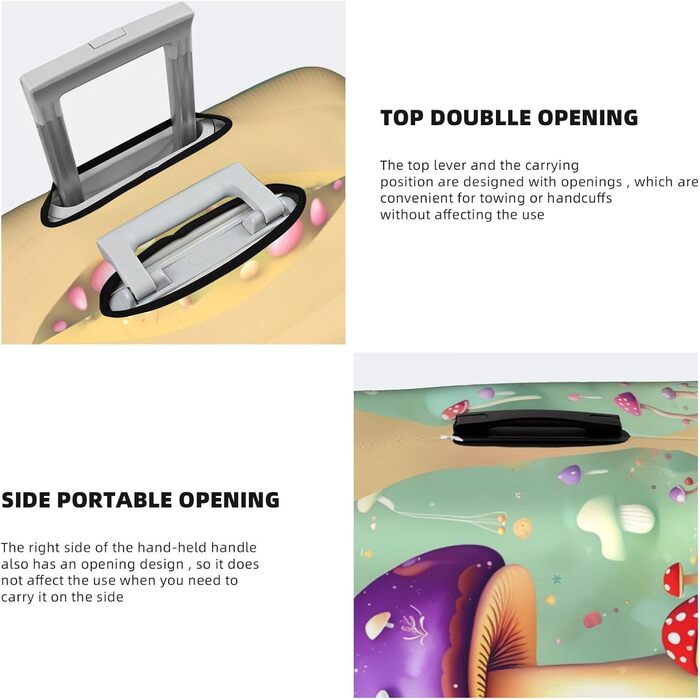 Чохол для валізи Мрійливий фіолет Pilz з еластичної тканини, унісекс, для ділових поїздок, білий, 85 см