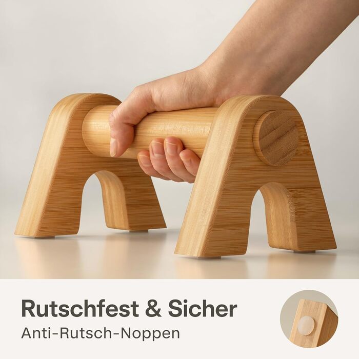 Дерев&39яні ручки для віджимань Praknu - 2 турніки для віджимань та нековзні паралельні елементи з сумкою - Ергономічні турніки для віджимань Calestense, стійки на руках та віджимань - Для використання вдома та на вулиці