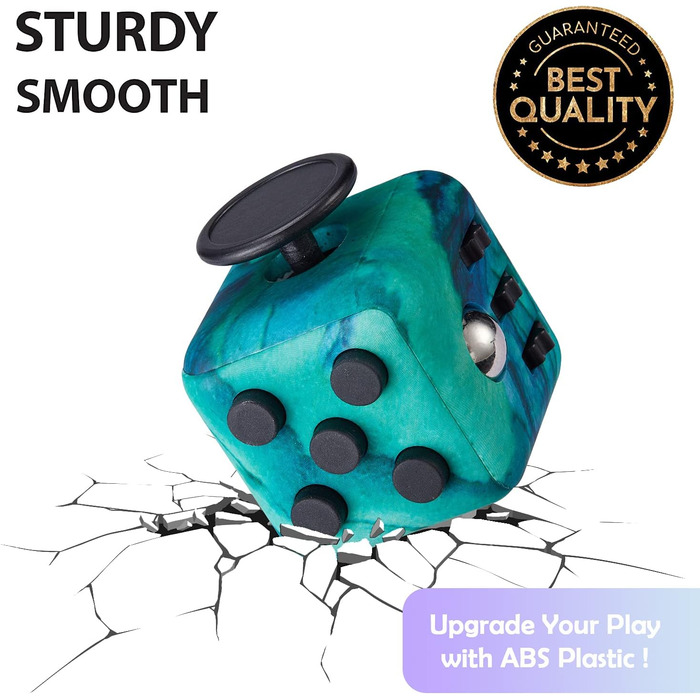 Іграшка Yetech Green Anti-Stress Cube, антистресовий кубик із функцією 6 сторін, для дітей і дорослих, засіб для зняття стресу від