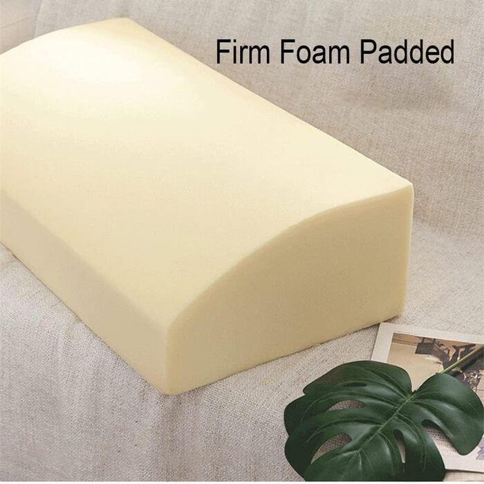 Подушка для спинки дивана YUR з товстої піни зі знімним чохлом, подушка для узголів&39я, подушка для підтримки попереку, велика спинка, подушка для читання, полегшує біль, темно-зелена