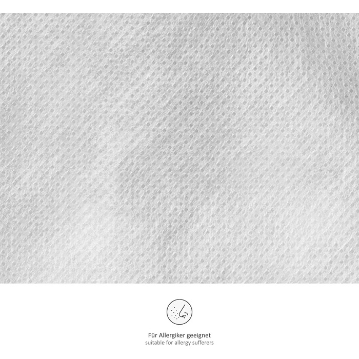 Подушки Bodyprotect 80 x 80 см, комплект з 2 шт. , подушки Ecoline з нетканого спанбонду, комплект постільної білизни подвійного розміру зі 100 мікрофібри, можна прати, білий колір