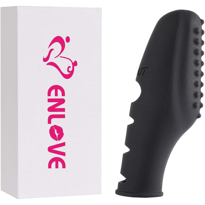 Вібратор для пальців Enlove, силіконовий, для стимуляції клітора та G-точки, компактний і водостійкий