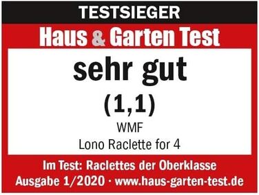 Раклет гриль зі сковородами та слайдерами, раклет 4 персони, 870 Вт, нержавіюча сталь матова