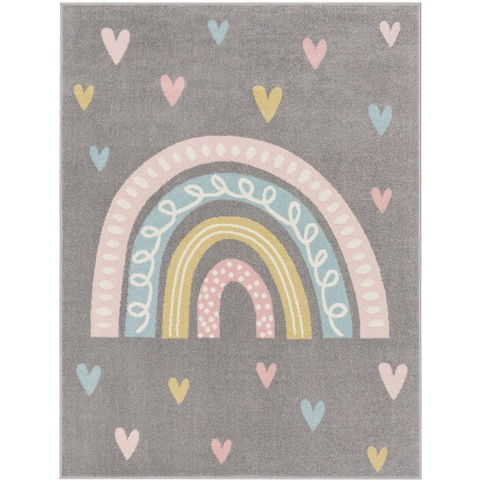 Килими дитяча кімната килим дитяча кімната килим хлопчик дівчинка дитячий килим сучасний м'який, колір сірий 2, розмір 80x150 см 8