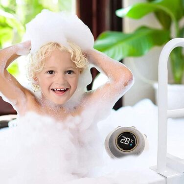 Термометр для ванни Teksome, цифрові термометри для ванни - вимірювач температури води - цифрові кімнатні термометри зі світлодіод