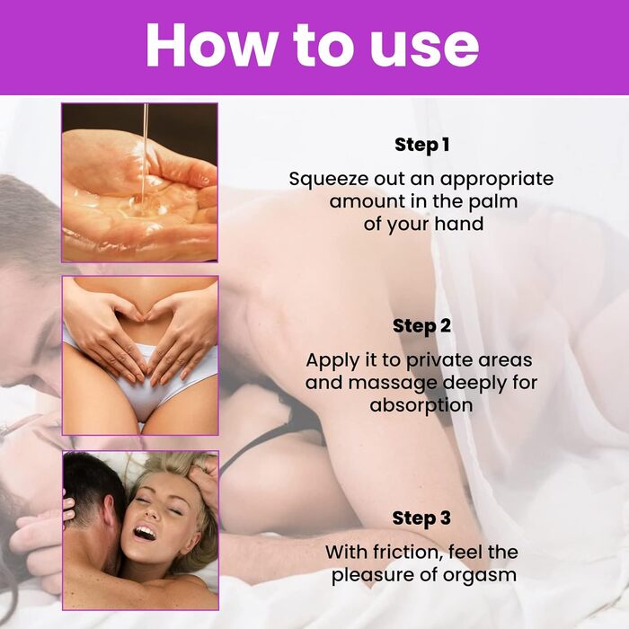 Підсилювач лібідо для жінок - гель-афродизіак для чуттєвого збудження та оргазму, секс-олії та вагінальна олія для стимуляції крапель ()