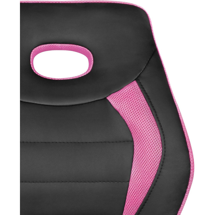 Дитяче письмове крісло FineBuy для дітей віком від 6 років зі спинкою, ергономічне поворотне крісло, регульоване по висоті дитяче крісло, безпідлокітне дитяче письмове крісло, рожеве