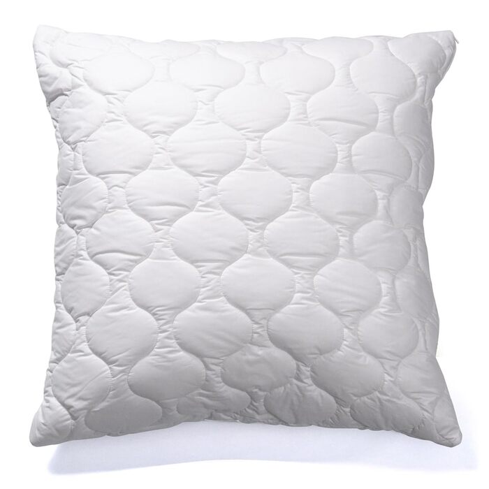 Подушка Softsan з мікрофібри Bio Hygienic 80x80 см, підходить для алергіків, подушка з чохлом з органічної бавовни, стьобана, можна прати, 80 x 80 см