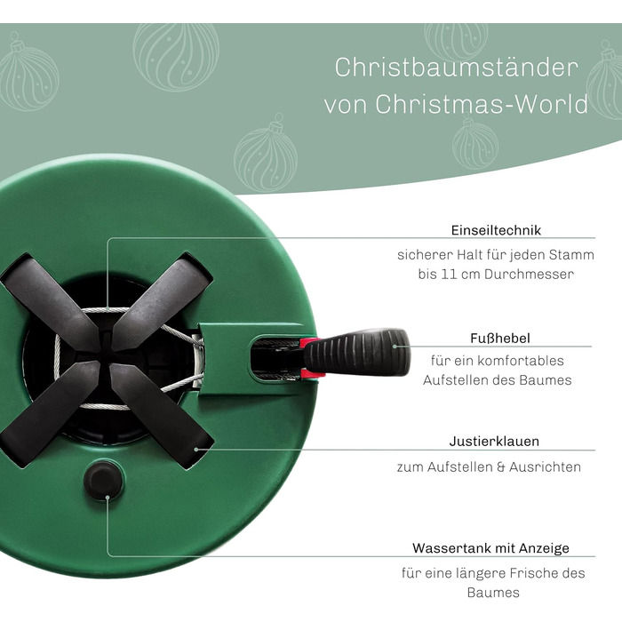 Підставка для ялинки зелений Blumixx