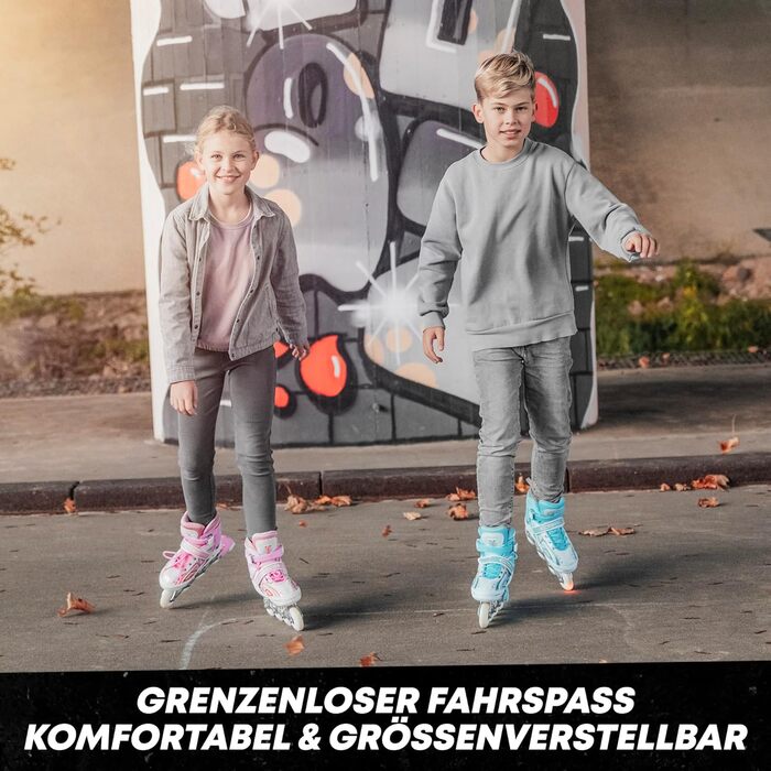 Регульовані за розміром роликові ковзани для жінок та дітей, роликові ковзани для дорослих, дівчат та хлопців 31-42 розмірів, світ