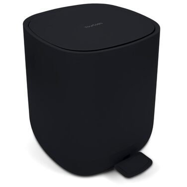 Відро для сміття у ванній кімнаті 5 л - Елегантний дизайн - Ванна кімната невелика - Косметичка - з кришкою та плавним закриттям -