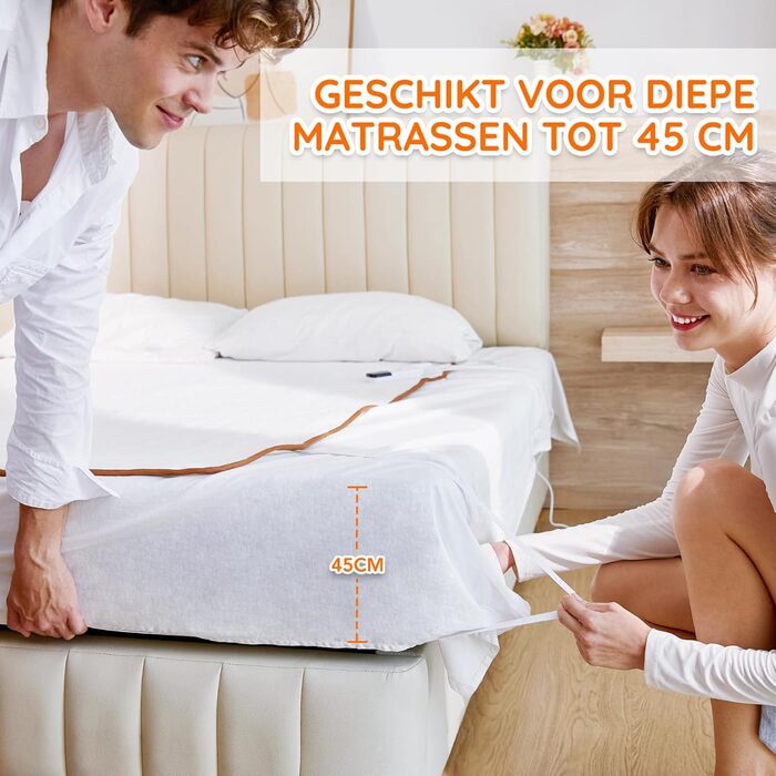 Ковдра Mia&Coco з підігрівом та автоматичним вимкненням, 160 x 130 см, підігрів підковдри з 12-годинним таймером та 3 режимами нагріву, світлодіодний дисплей, захист від перегріву, підходить для більшості матраців, можна прати в пральній машині, 160x130 с