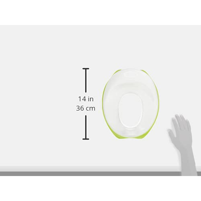 Дитяче сидіння для унітазу &39Tossig&39 37 см х 30 см, біле, 5054809839595