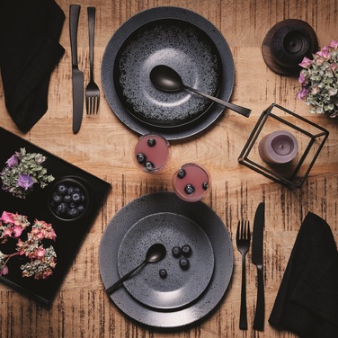 Тарілка десертна Luminarc Slate Black, 18 см (6788146)