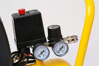 Повітряний компресор ABAC POLE POSITION B20 BASELINE, 24-літровий повітряний компресор, подвійний манометр, макс. тиск 8 бар, впор