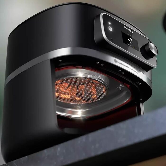 Аерофритюрниця Philips Airfryer Combi XXL HD9880/90, чорна