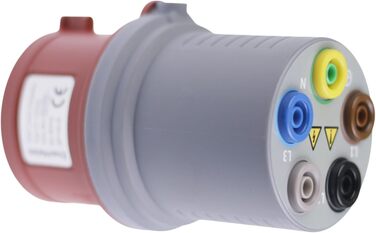 Випробувальний адаптер CEE 16A / 32A Трифазний випробувальний адаптер для вимірювання напруги, безпечний випробувальний інструмент для промисловості та технічного обслуговування (16 А, CEE 5P) 16 А CEE 5P