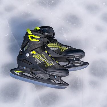 Універсальні ковзани Bladerunner Igniter Ice для ковзанів-любителів, чоловічі, чорні/лаймові, 39 (Велика Британія 6 / США 7)