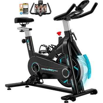 Велотренажер Wenoker Heimtrainer 2025 з магнітним опором, LCD-монітором та підтримкою APP, до 160 кг