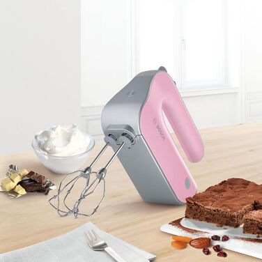 Побутова техніка Bosch MFQ4030K, ніжно-рожевий/сріблястий, 500 Вт