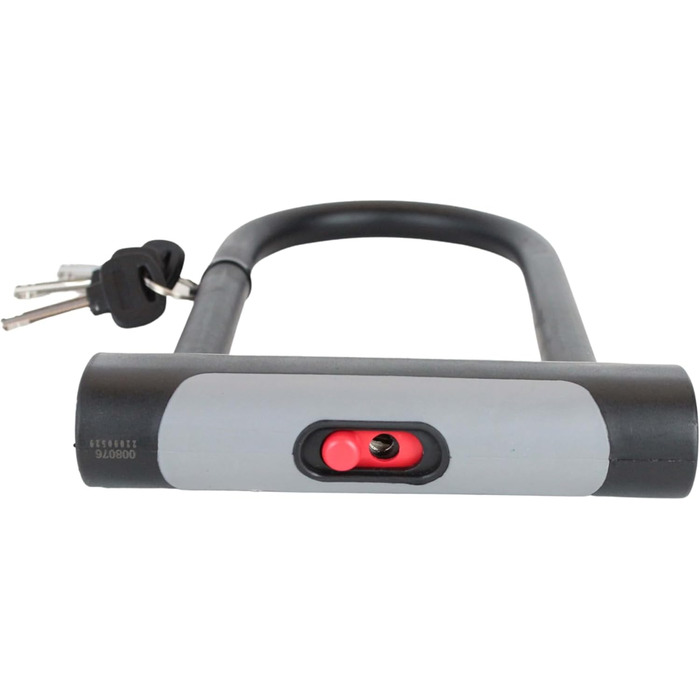 Замок безпеки BISOMO U-lock 180x245 мм, броньований замок, велосипед, електровелосипед, мопед, мотоцикл