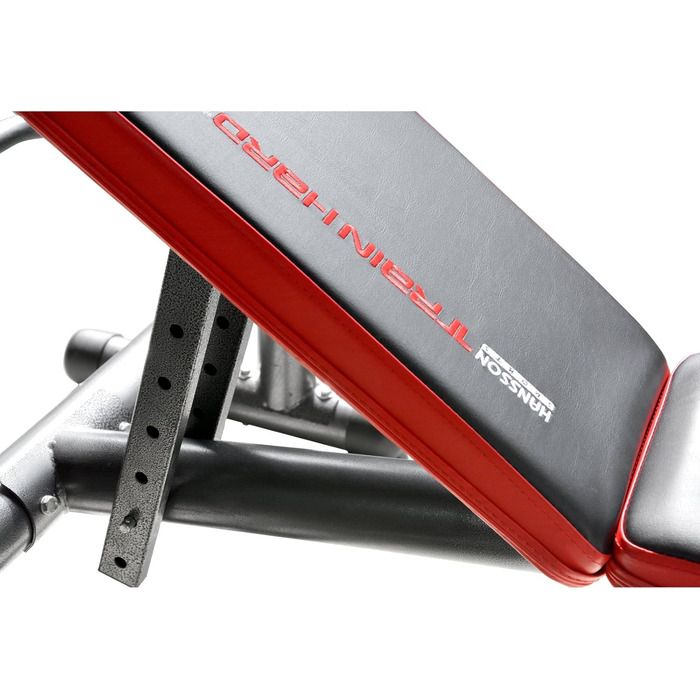 Універсальна силова станція Train Hard, багатофункціональна лавка для ваги зі штангою, стійка для лат, розгинання ніг метелик, згинання ніг 60 кг, складна вага