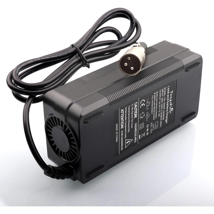 Зарядний пристрій для акумуляторів 24V 5A, самокатів, електросамокатів, велосипедів, електровелосипедів з можливістю перезарядки