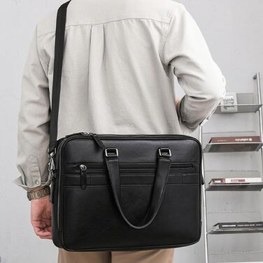 Сумка для ноутбука, портфель, сумочка, ділова сумка для ноутбука 15,6 дюйма, чоловіча, сумка для комп'ютера, шкіряний портфель, по