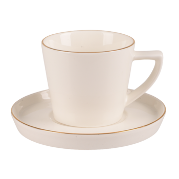 Чашка з блюдцем Limited Edition Aria Gold, 250 мл (7183322)