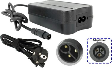 Зарядний пристрій PowerSmart 36V 2A для літій-іонних акумуляторів 36V з 3-контактним роз&39ємом ST постійного струму