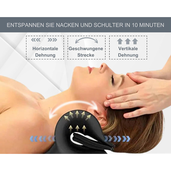 Подушка для лікування шийного відділу хребта Для полегшення болю в шиї та плечах Розслаблюючий пристрій Розтяжка для зменшення напруги Подушка з регульованою висотою Регульована висота подушки для шиї