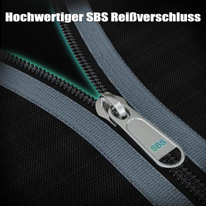 См, Гроубокс з міцним та водонепроникним зовнішнім шаром 1680D, високовідбиваюче алюмінієве внутрішнє покриття, Гроутент з великим оглядовим вікном та піддоном, A06 (Чорний) 60 см (Ш) x 60 см (Г) x 180 см (В), 60x60x180