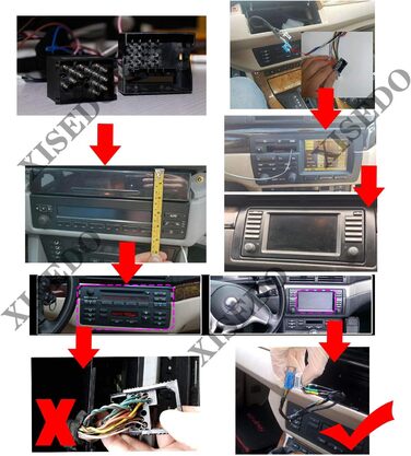 Для BMW E39 E46 E53 X5 Підтримка автомобільного стереокабелю Оригінальний Harman Kardon DSP