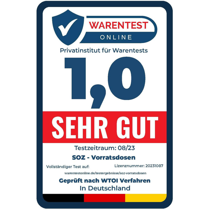 Контейнери для зберігання Soz об&39ємом 2,5 л, набір з 4 шт. з кришками без бісфенолу А, герметичні, без запаху, штабелюються, захищені від молі Диспенсер для борошна Кухонна коробка для зберігання (4)