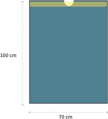 Сміттєві пакети Franz Mensch на 75 предметів, 120 л зі шнурком, LDPE, сині, стійкі до розриву, рулонні, для утилізації відходів, приблизно 45 мкм