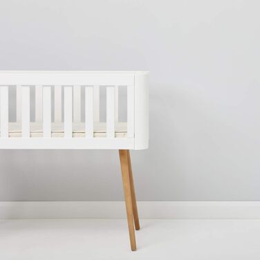 Матрац для дитячого ліжечка Little Green Sheep з натуральними пружинами - 70 см x 140 см, M008B, BD001S, білий, 38 x 89 см - Дитяче ліжечко